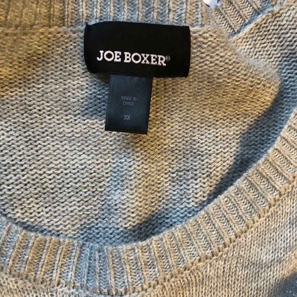 Joe Boxer Gray 'Santa! Oh My! I Know Him!' Holiday Sweater - Picture 4 of 4